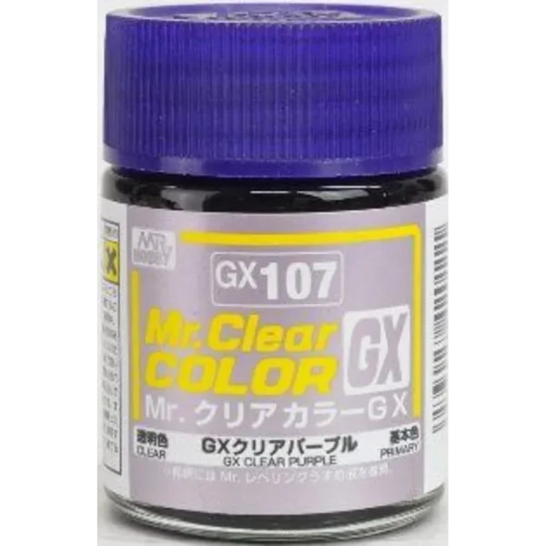 3028420111 Mr Hobby – Mr. Clear Color GX (18 ml) Clear Purple – GX-107 - Mr Hobby - Ludik Vault
