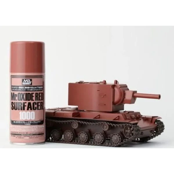 3028420173-1 Mr Hobby - Mr. Oxide Red Surfacer 1000 (170 ml) - B-525