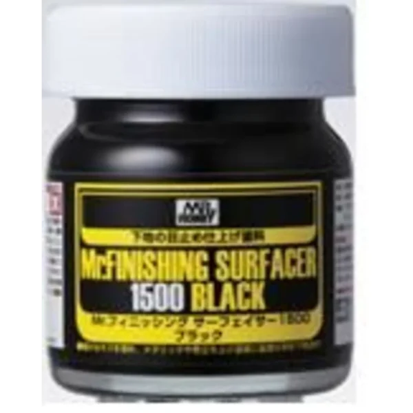 3028420203 Mr Hobby – Mr. Finishing Surfacer 1500 Black (40 ml) – SF-288 - Mr Hobby - Ludik Vault