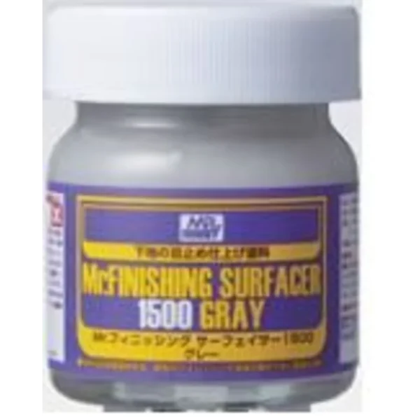 3028420210 Mr Hobby – Mr. Finishing Surfacer 1500 Gray (40 ml) – SF-289 - Mr Hobby - Ludik Vault