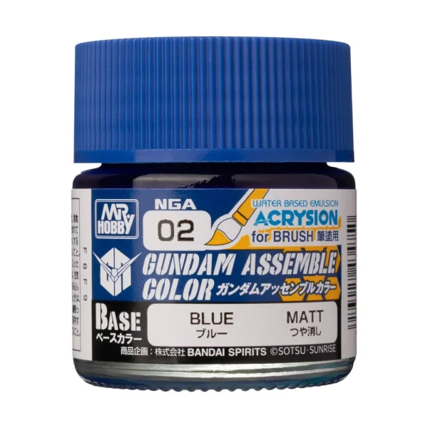 3028434750 Mr Hobby – Acrysion GUNDAM ASSEMBLE COLOR (Base Color) (10 ml) Blue – NGA-02 - Mr Hobby - Ludik Vault