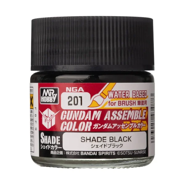 Mr Hobby – Acrysion GUNDAM ASSEMBLE COLOR (Shade Color) (10 ml) Shade Balck – NGA-201 - Mr Hobby - Ludik Vault