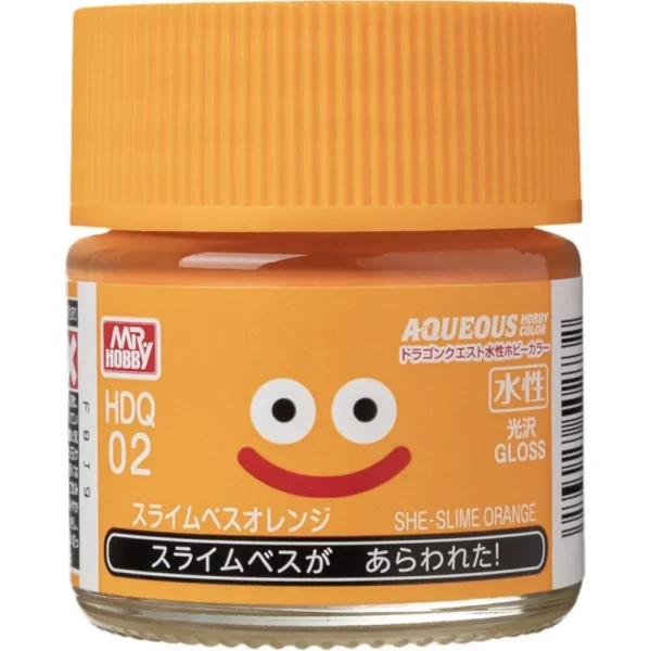 3028502732 Mr Hobby – AQUEOUS DRAGON QUEST COLOR (10ml) She-Slime Orange – HDQ-02 - Mr Hobby - Ludik Vault