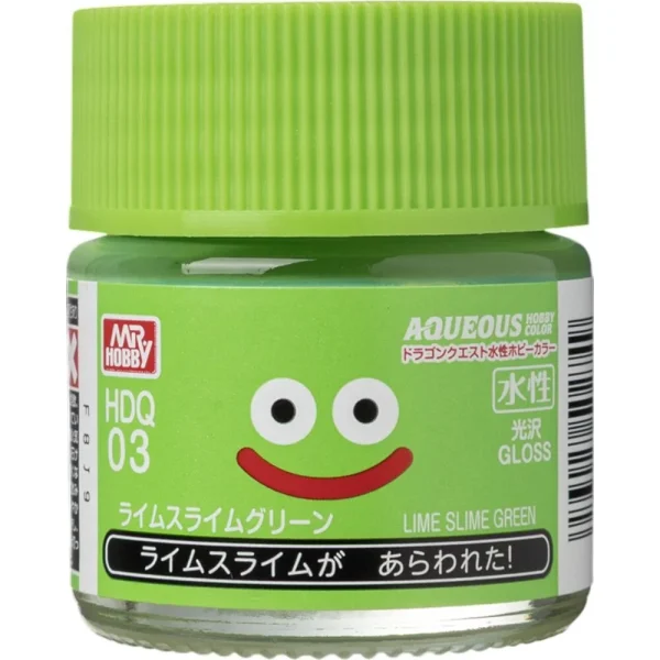 3028502749 Mr Hobby – AQUEOUS DRAGON QUEST COLOR (10ml) Lime Slime Green – HDQ-03 - Mr Hobby - Ludik Vault
