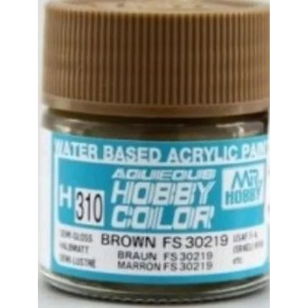 3028505009 Mr Hobby – Aqueous Hobby Colors (10 ml) Brown FS 30219 – H-310 - Mr Hobby - Ludik Vault
