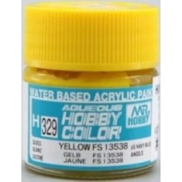 3028505191 Mr Hobby – Aqueous Hobby Colors (10 ml) Yellow FS 13538 – H-329 - Mr Hobby - Ludik Vault