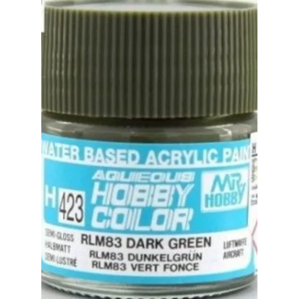 3028505399 Mr Hobby – Aqueous Hobby Colors (10 ml) RLM83 Dark Green – H-423 - Mr Hobby - Ludik Vault