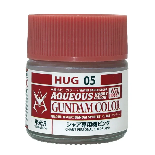 3028506181 Mr Hobby – AQUEOUS GUNDAM COLOR (10ml) PINK FOR CHAR AZNABLE – HUG-05 - Mr Hobby - Ludik Vault