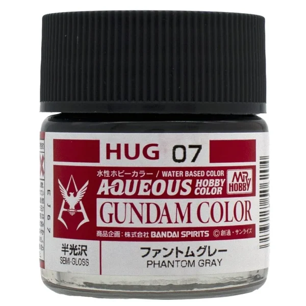 3028506204 Mr Hobby – AQUEOUS GUNDAM COLOR (10ml) PHANTOM GRAY – HUG-07 - Mr Hobby - Ludik Vault