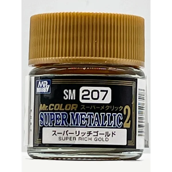 3028506518 Mr Hobby – Mr. Color Super Metallic Colors II (10 ml) Super Rich Gold – SM-207 - Mr Hobby - Ludik Vault