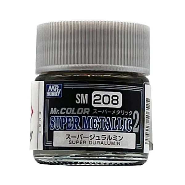 Mr Hobby – Mr. Color Super Metallic Colors II (10 ml) Super Duralumin – SM-208 - Mr Hobby - Ludik Vault