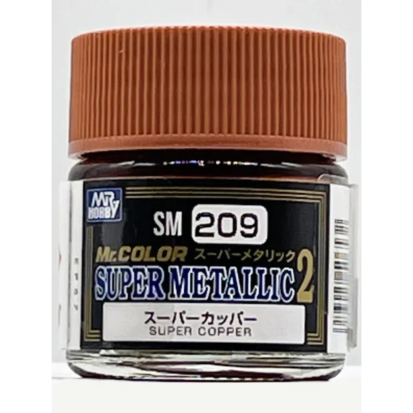 Mr Hobby – Mr. Color Super Metallic Colors II (10 ml) Super Copper – SM-209 - Mr Hobby - Ludik Vault