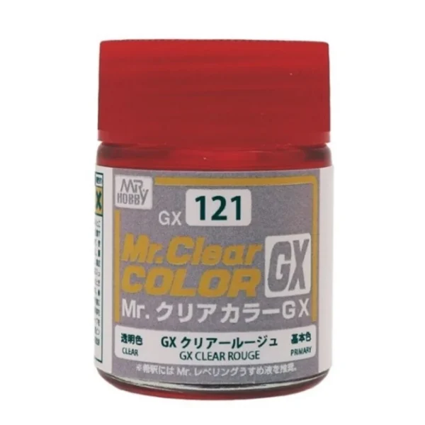 3028506587 Mr Hobby – Mr. Color GX Clear Rouge (18 ml) – GX-121 - Mr Hobby - Ludik Vault