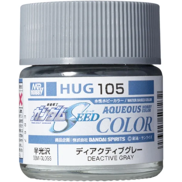 3028507232 Mr Hobby – AQUEOUS GUNDAM COLOR (10ml) DEACTIVE GRAY – HUG-105 - Mr Hobby - Ludik Vault