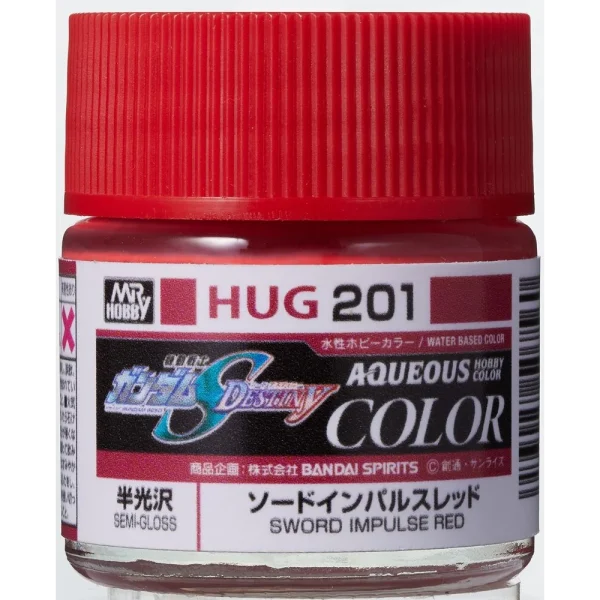 3028507560 Mr Hobby – AQUEOUS GUNDAM COLOR (10ml) SWORD PULSE RED – HUG-201 - Mr Hobby - Ludik Vault