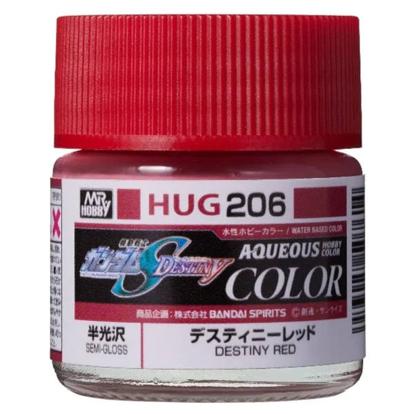 3028507614 Mr Hobby – AQUEOUS GUNDAM COLOR (10ml) DESTINY RED – HUG-206 - Mr Hobby - Ludik Vault