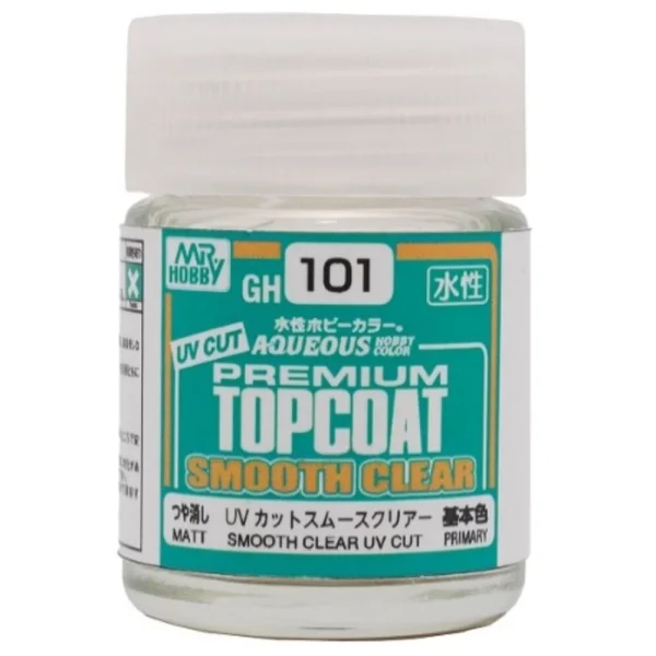 3028508048 Mr Hobby – Premium Top Coat Smooth Clear UV Cut (Matt) – GH-101 - Mr Hobby - Ludik Vault