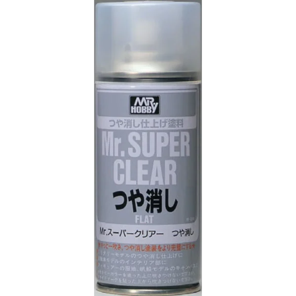 Mr Hobby – Mr. Super Clear Flat Spray (170 ml) – B-514 - Mr Hobby - Ludik Vault