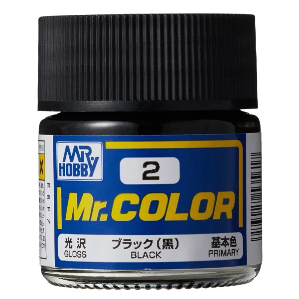 3028535617 Mr Hobby – Mr. Color (10 ml) Black – C-002 - Mr Hobby - Ludik Vault