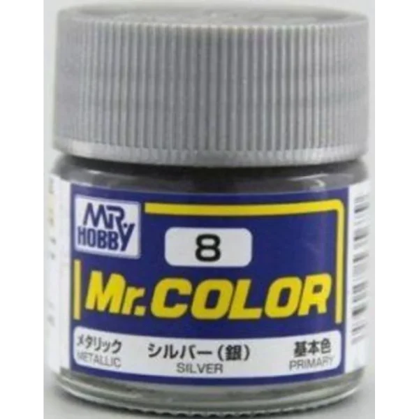 Mr Hobby – Mr. Color (10 ml) Silver – C-008 - Mr Hobby - Ludik Vault