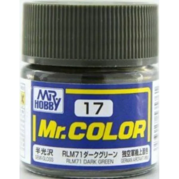 3028535761 Mr Hobby – Mr. Color (10 ml) RLM71 Dark Green – C-017 - Mr Hobby - Ludik Vault