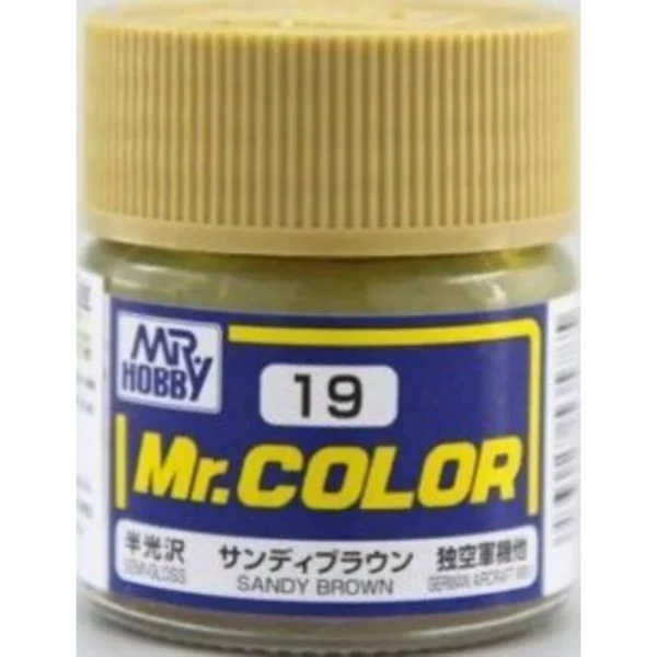 Mr Hobby – Mr. Color (10 ml) Sandy Brown – C-019 - Mr Hobby - Ludik Vault