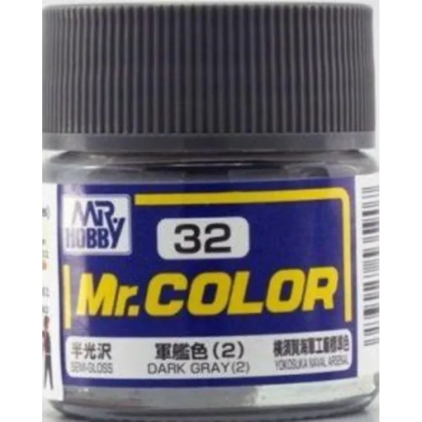 Mr Hobby – Mr. Color (10 ml) Dark Gray (2) – C-032 - Mr Hobby - Ludik Vault