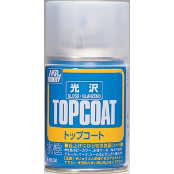 Mr Hobby – Mr. Top Coat Gloss Spray (86 ml) – B-501 - Mr Hobby - Ludik Vault