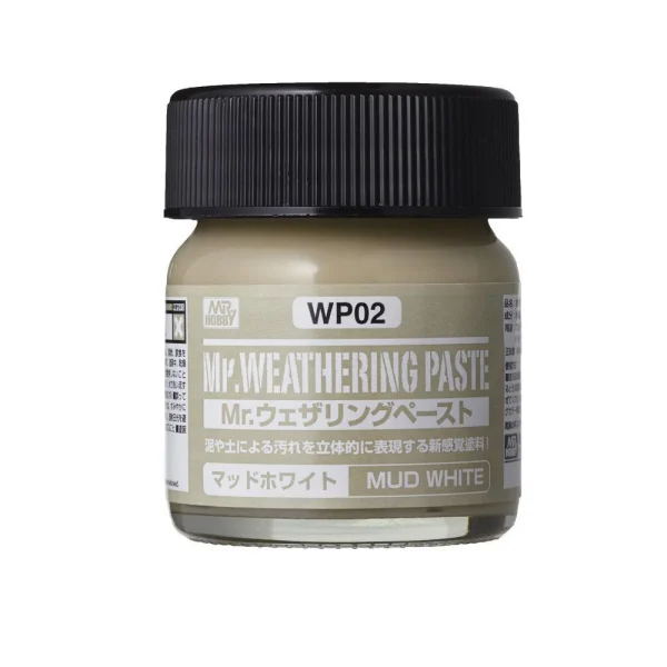 3028630848 Mr Hobby – Weathering Paste Mud White 40ml – WP-02 - Mr Hobby - Ludik Vault