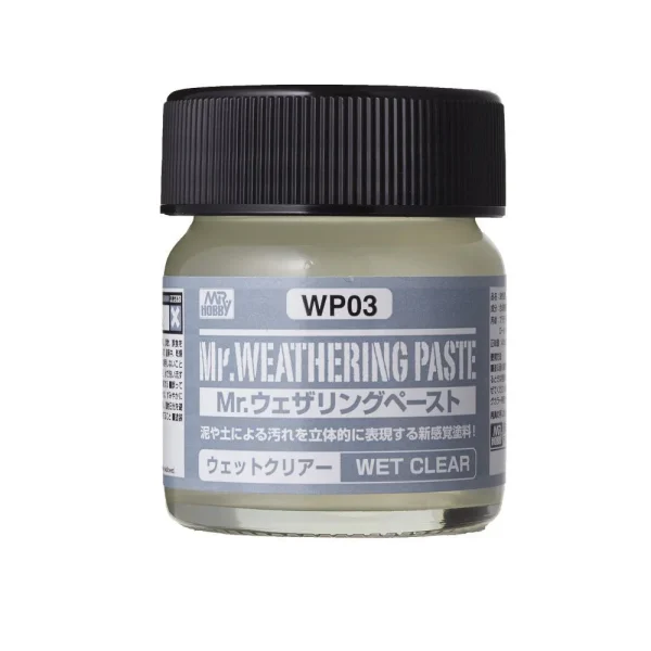 Mr Hobby – Weathering Paste Wet Clear 40ml – WP-03 - Mr Hobby - Ludik Vault