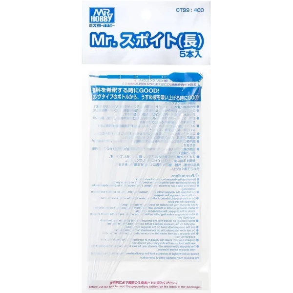 3028630947 Mr Hobby – Mr. Dropper (long type) 5 pcs/1 package – GT-99 - Mr Hobby - Ludik Vault