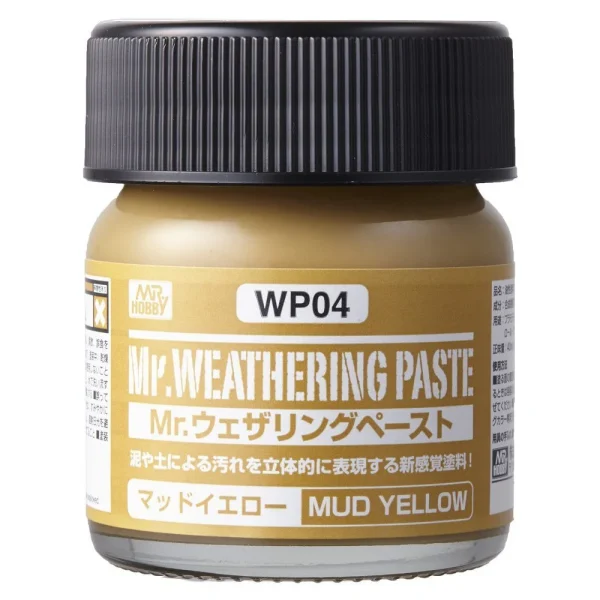 Mr Hobby – Weathering Paste Mud Yellow 40ml – WP-04 - Mr Hobby - Ludik Vault