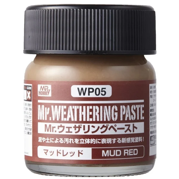 Mr Hobby – Weathering Paste Mud Red 40ml – WP-05 - Mr Hobby - Ludik Vault