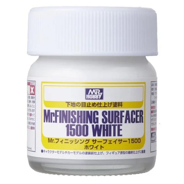 3028631166 Mr Hobby – Mr. Finishing Surfacer 1500 White (40ml) – SF-291 - Mr Hobby - Ludik Vault