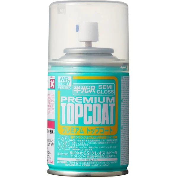 3028631609 Mr Hobby – Mr. Premium Top Coat Semi-Gloss – B-602 - Mr Hobby - Ludik Vault