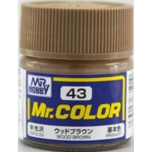 3028635010 Mr Hobby – Mr. Color (10 ml) Wood Brown – C-043 - Mr Hobby - Ludik Vault