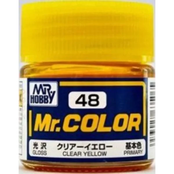3028635065 Mr Hobby – Mr. Color (10 ml) Clear Yellow – C-048 - Mr Hobby - Ludik Vault