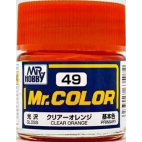 3028635072 Mr Hobby – Mr. Color (10 ml) Clear Orange – C-049 - Mr Hobby - Ludik Vault