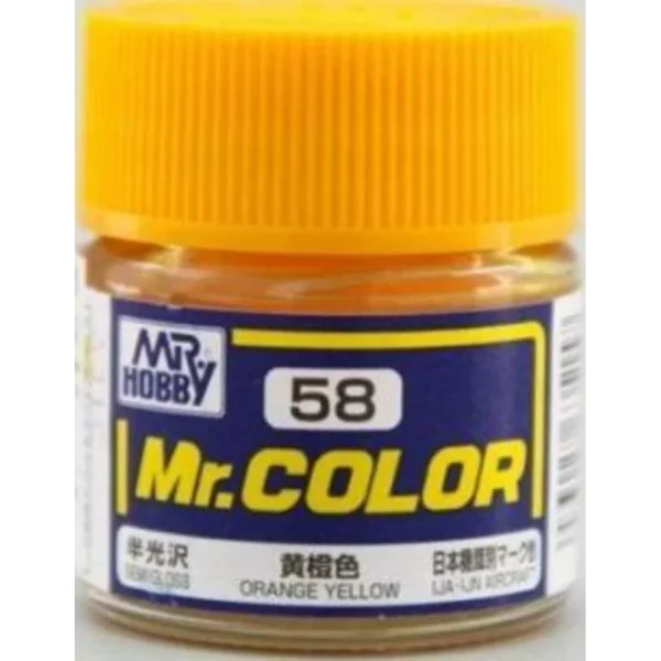3028635157 Mr Hobby – Mr. Color (10 ml) Orange Yellow – C-058 - Mr Hobby - Ludik Vault