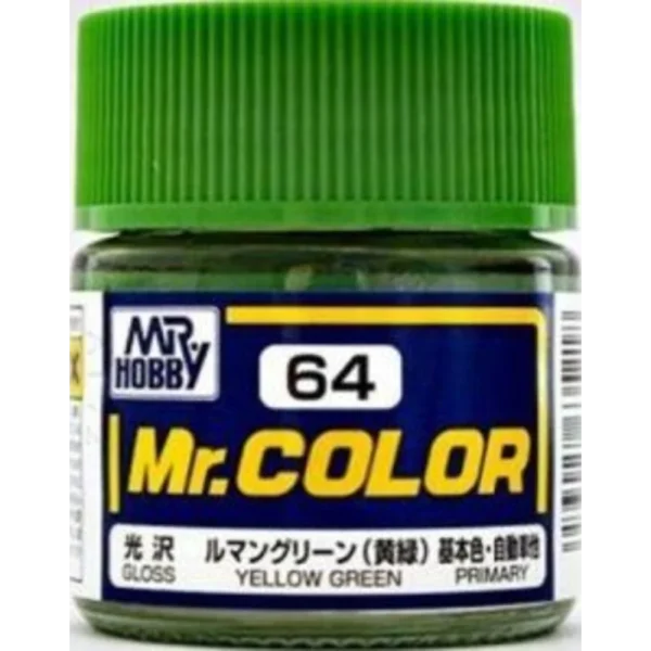 3028635218 Mr Hobby – Mr. Color (10 ml) Yellow Green – C-064 - Mr Hobby - Ludik Vault