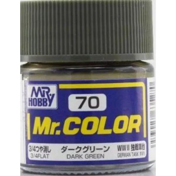 3028635270 Mr Hobby – Mr. Color (10 ml) Dark Green – C-070 - Mr Hobby - Ludik Vault