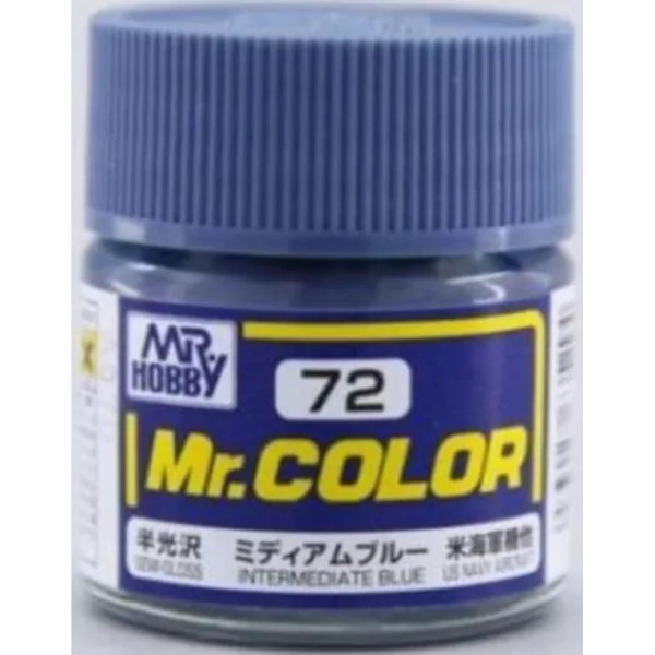 3028635294 Mr Hobby – Mr. Color (10 ml) Intermediate Blue – C-072 - Mr Hobby - Ludik Vault
