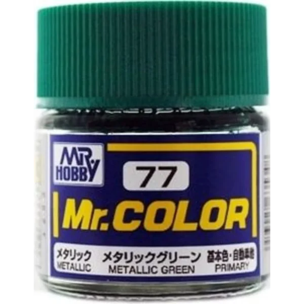 3028635348 Mr Hobby – Mr. Color (10 ml) Metallic Green – C-077 - Mr Hobby - Ludik Vault