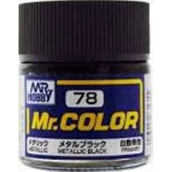 3028635355 Mr Hobby – Mr. Color (10 ml) Metal Black – C-078 - Mr Hobby - Ludik Vault
