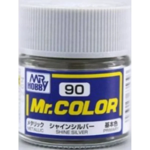 Mr Hobby – Mr. Color (10 ml) Shine Silver – C-090 - Mr Hobby - Ludik Vault
