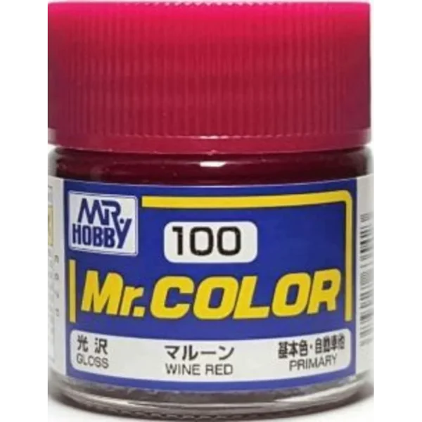 3028635423 Mr Hobby – Mr. Color (10 ml) Wine Red – C-100 - Mr Hobby - Ludik Vault