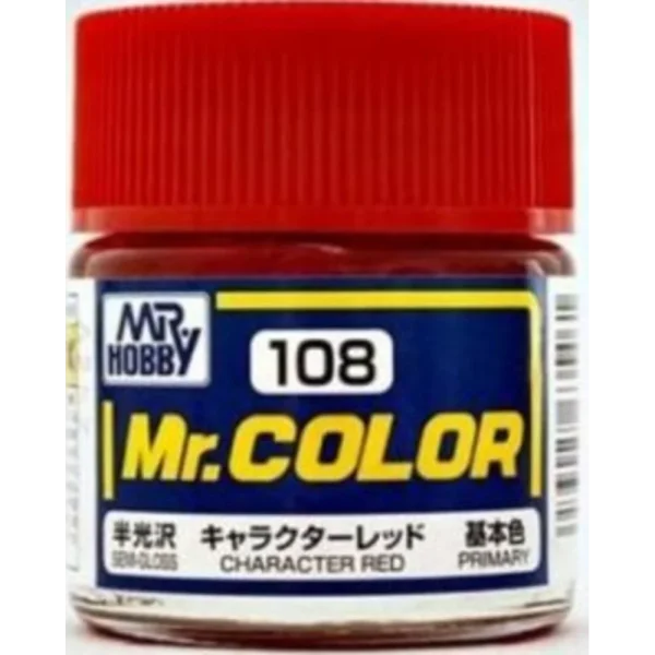 3028635461 Mr Hobby – Mr. Color (10 ml) Character Red – C-108 - Mr Hobby - Ludik Vault