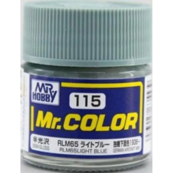 3028635539 Mr Hobby – Mr. Color (10 ml) RLM65 Light Blue – C-115 - Mr Hobby - Ludik Vault
