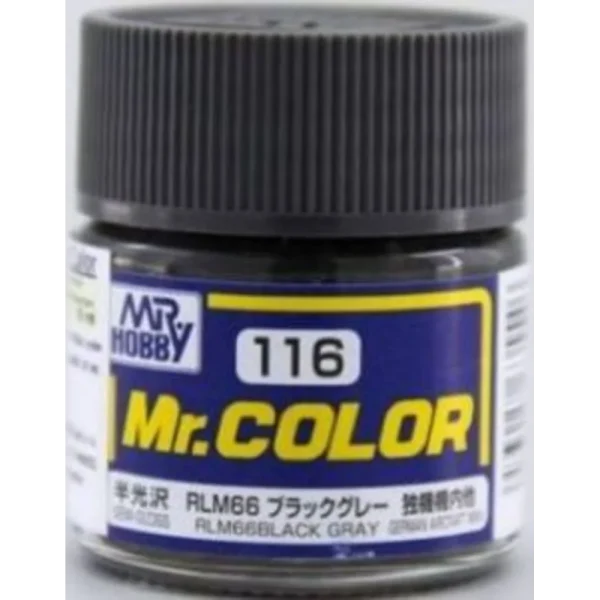 3028635546 Mr Hobby – Mr. Color (10 ml) RLM66 Black Gray – C-116 - Mr Hobby - Ludik Vault