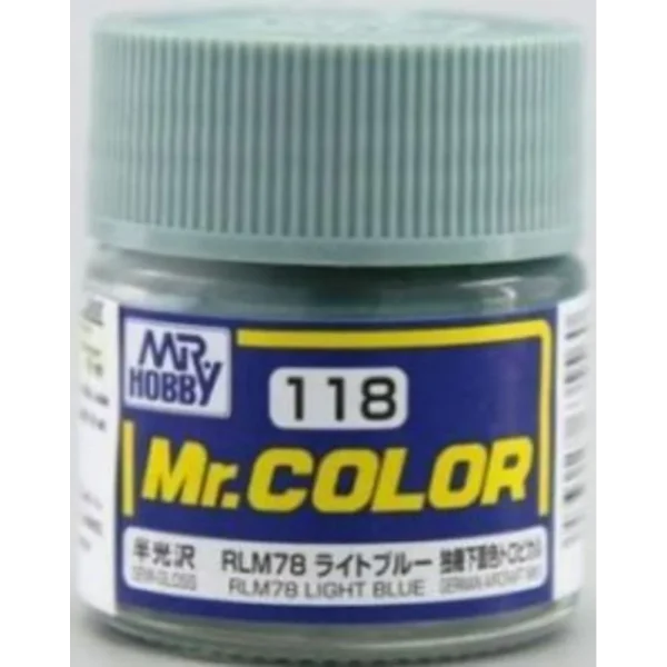 3028635560 Mr Hobby – Mr. Color (10 ml) RLM78 Light Blue – C-118 - Mr Hobby - Ludik Vault